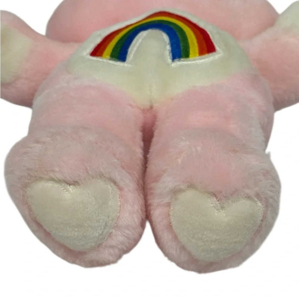 Vintage 1983 Kenner Care Bears Cheer Bear Pink Rainbow Plush Stuffed Animal 13